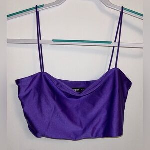 SHEIN Purple Crop Top Sz.Small